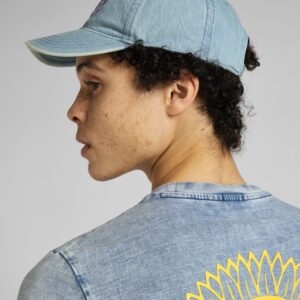 112144691 Lee Denim Cap in Washed Blue