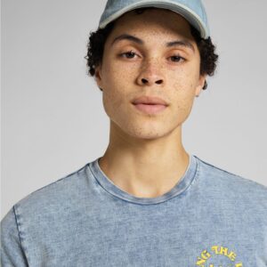 112144691 Lee Denim Cap in Washed Blue